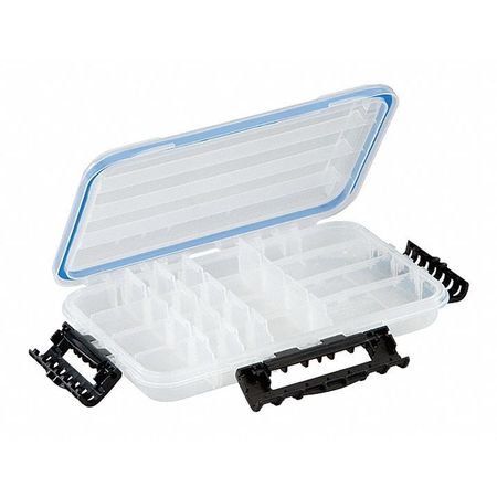 PLANO Adjustable Compartment Box with 5 to 20 compartments, Plastic, 1-3/4" H x 7-1/4 in W 364010