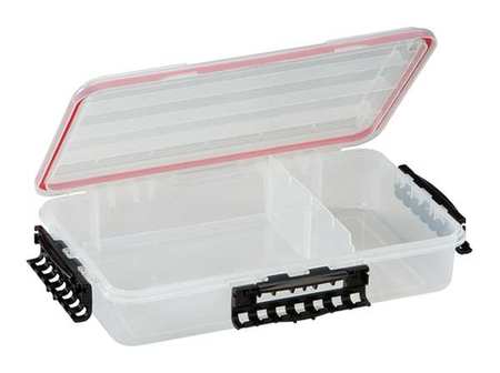 Plano Adjustable Compartment Box with 1 to 4 compartments, Plastic, 3" H x 8.88 in W 374110