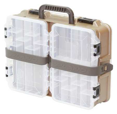 PLANO Adjustable Compartment Box with 12 to 36 compartments, Plastic, 5" H x 12 in W 112300