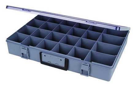 Flambeau Compartment Box with 24 compartments, Plastic, 3 in H x 13 in W 1024-2