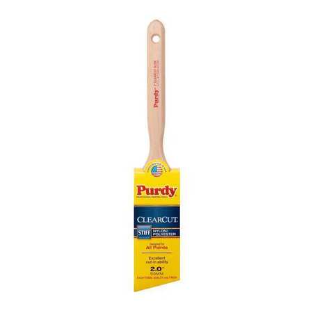 Purdy 2" Angle Sash Paint Brush, Nylon/Polyester Bristle, Wood Handle 144152120