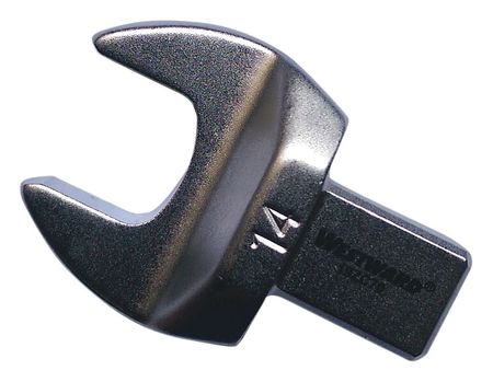 WESTWARD Torque Wrench Head, Open End, 14mm 19ZC70