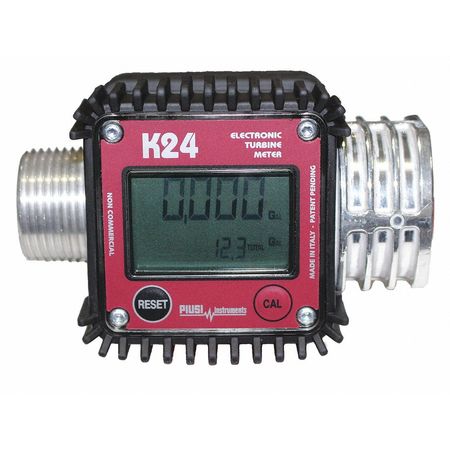 PIUSI USA Turbine Meter, K24-0, M/F, 1" NPT F0040801A