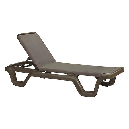 GROSFILLEX Marina Slng Chaise, Espresso/Bronze, PK2 US515137