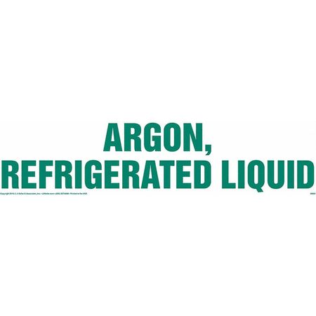 JJ KELLER Argon, Refrigerated Liquid Sign 48884