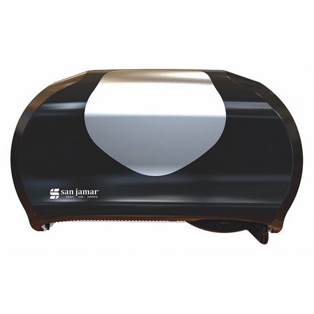 Versatwin Toilet Tissue Dispenser, Summit, Black, SL R3670BKSS