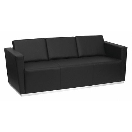 Flash Furniture Sofa, 32" x 31", Upholstery Color: Black ZB-TRINITY-8094-SOFA-BK-GG