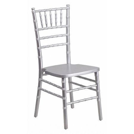 Flash Furniture Chiavari Chair, 18"L36-1/4"H, HerculesSeries XS-SILVER-GG