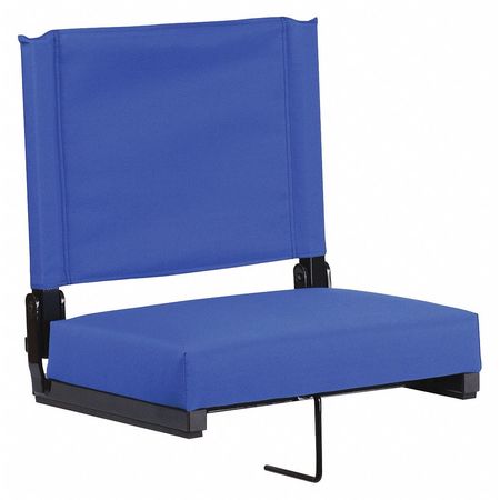 Flash Furniture Stadium Chair, Blue XU-STA-BL-GG | Zoro