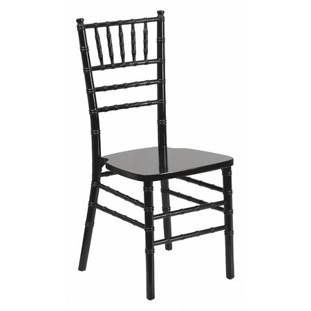 Flash Furniture Chiavari Chair, 18"L36-1/4"H, HerculesSeries XS-BLACK-GG