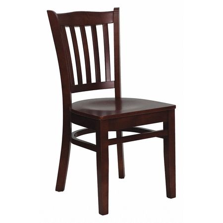 Flash Furniture Restaurant Chair, 20-3/4"L34-1/2"H, HerculesSeries XU-DGW0008VRT-MAH-GG