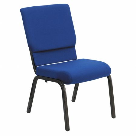 FLASH FURNITURE Fabric Church Chair, Blue XU-CH-60096-NVY-GG