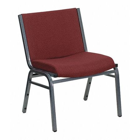 Flash Furniture Fabric Stack Chair, Extra Wide, Burgundy XU-60555-BY-GG