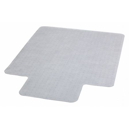 FLASH FURNITURE Chair Mat w/Lip, 45"x53", Clear MAT-CM11233FD-GG