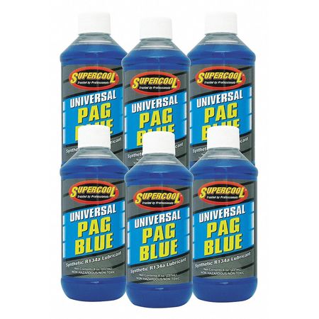 SUPERCOOL 8 oz. Universal PAG Blue Oil Blue, 6 PK PB8-6CP