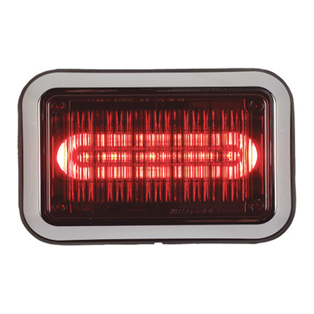 CODE 3 LED PrizmIi, Bezel, Red, REF8, 4"X6" 468RBZ-75