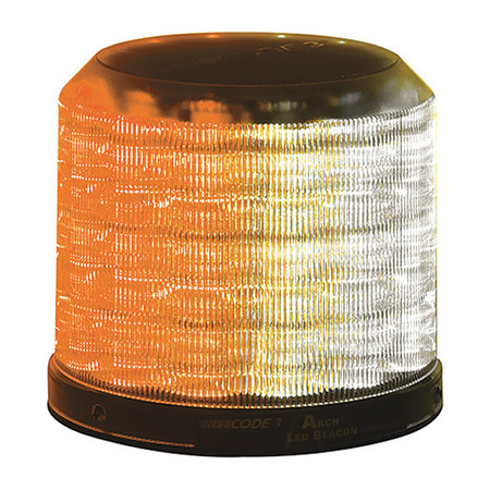 CODE 3 Arch 18-LED Beacon, Clear Lens/Amber LEDs A18-CA