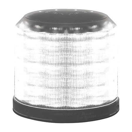 CODE 3 Arch 36-LED Beacon, White With Steady Burn A36-WS
