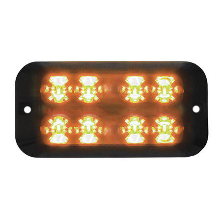 CODE 3 XTP Single Color, 8 LEDs, Dual Stack, Amber XTP4DSAA