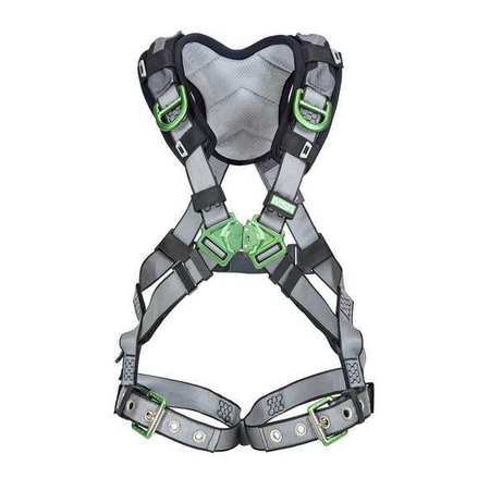 MSA SAFETY Full Body Harness, 2XL, Nylon 10194939
