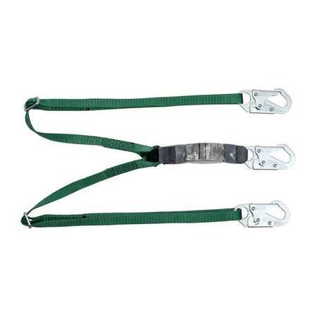 MSA SAFETY Lanyard, 6 ft., Gray 10190399