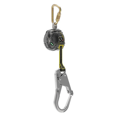 Msa Safety Self-Retracting Lifeline, 310 lb Weight Capacity, Clear 63013-00A