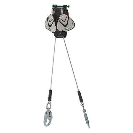 Msa Safety Leading-Edge Self Retracting Lifeline, 8 ft., Stainless Steel 63162-00E