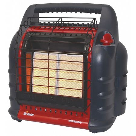 MR. HEATER Radiant Portable Gas Heater, LP, 4000 to 18,000 BtuH, 12 in Wx 19 in L MH18B-F274805