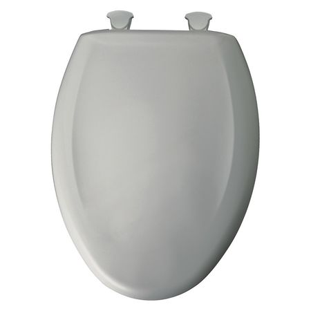 Bemis Elg Closed Front Toilet Seat, Ice Gray, With Cover, Plastic, Elongated 1200SLOWT 062