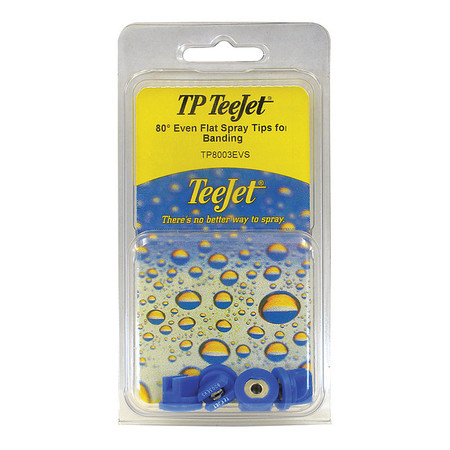 TEEJET Even Flat Spray Tip, PK4 PK-TP8003EVS