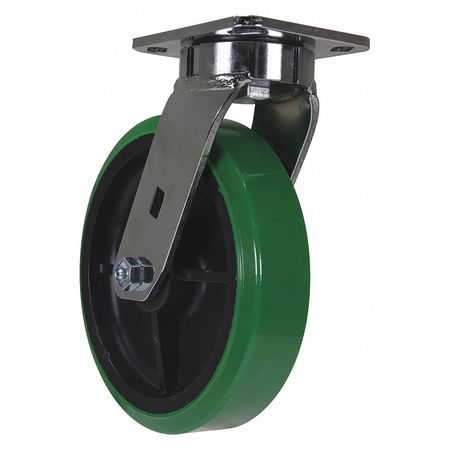 Vestil Green Swivel Polyurethane 8 x 2 Caster CST-FC47-8X2DT-S