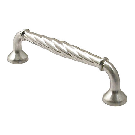 RUSTICWARE Rope Cabinet Pull Satin Nickel 4" CTC 976SN