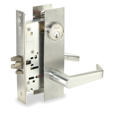 YALE Lever Lockset, Mechanical, Storeroom AUCN8805FLX626