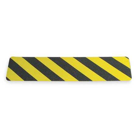 WOOSTER PRODUCTS Anti-Slip Tape, Black/Yellow, 2ft, PK10 YBS.0624