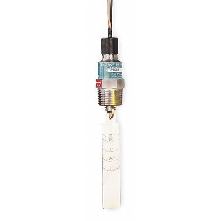 Gems Sensors 1" MNPT SPDT Liquid Flow Switch 15 to 48 gpm FS-550, 29608