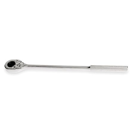 Proto 1/2" Drive 24 Geared Teeth Pear Head Style Ratchet, 16" L, Full Polish Finish J5450FW