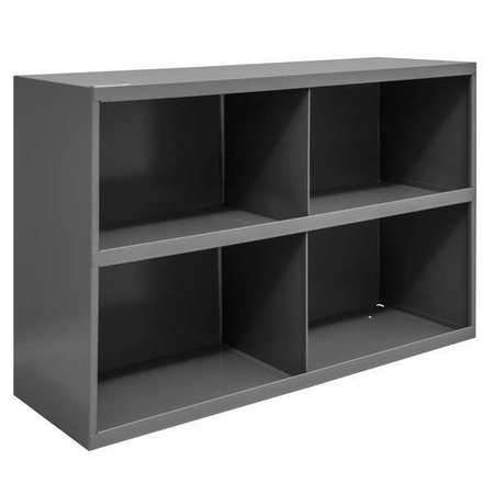 Durham Mfg Pigeonhole Bin Unit, 4 Compartments, 12 in D x 23 7/8 in H x 33 3/4 in W, Steel 329-95