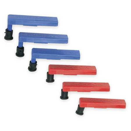 Dickson Replacement Pen Kit, 3 Red, 3 Blue P246