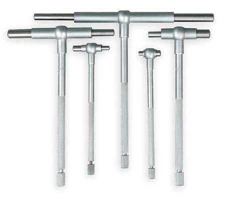 MITUTOYO Telescoping Gage Set, 5 Pc, 0.500 to 6In 155-904