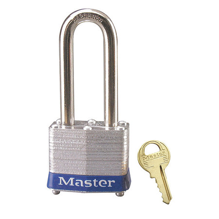 Master Lock Lockout Padlock, KA, Blue, 1-1/4"H 3KALHBLU-0354