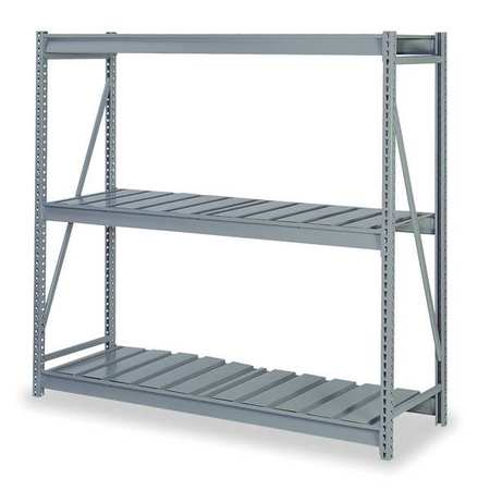 Lyon Starter Bulk Storage Rack, 24 in D, 60 in W, 3 Shelves, Dove Gray DD67211SR