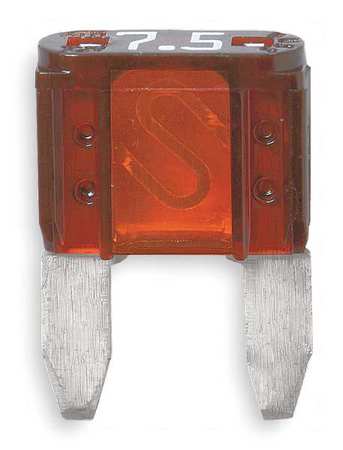 EATON BUSSMANN Automotive Fuse, ATM Series, 7.5A, 32V DC, Non-Indicating ATM-7-1/2