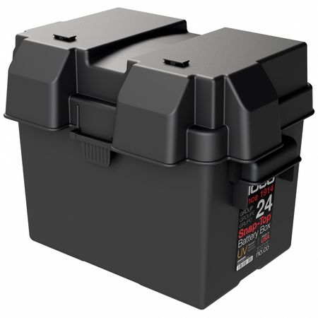 Noco Battery Box, Snap Closure, Black, Plastic HM300BK
