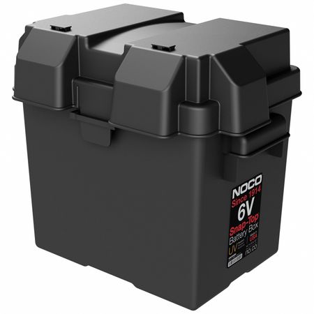Noco Battery Box, Snap Closure, Black, Plastic HM306BK