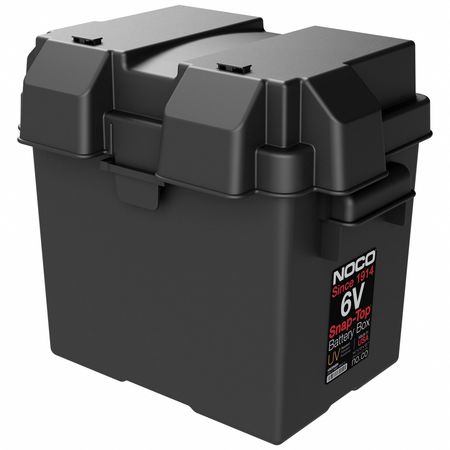 NOCO Battery Box, Snap Closure, Black, Plastic HM306BK