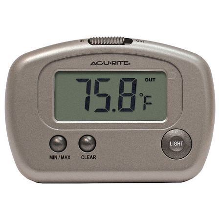 ACURITE Digital Thermometer, -58 Degrees to 158 Degrees F for Wall or Desk Use 00888A4