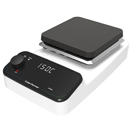 STUART Hot Plate, Digital, Aluminum, Square, 230V 04806-27