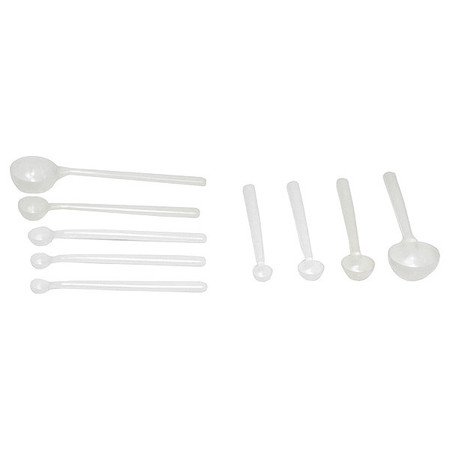 ZORO SELECT Sampling Spoon, 16.5 cm L, 5 mL, 0, PK100 0626402