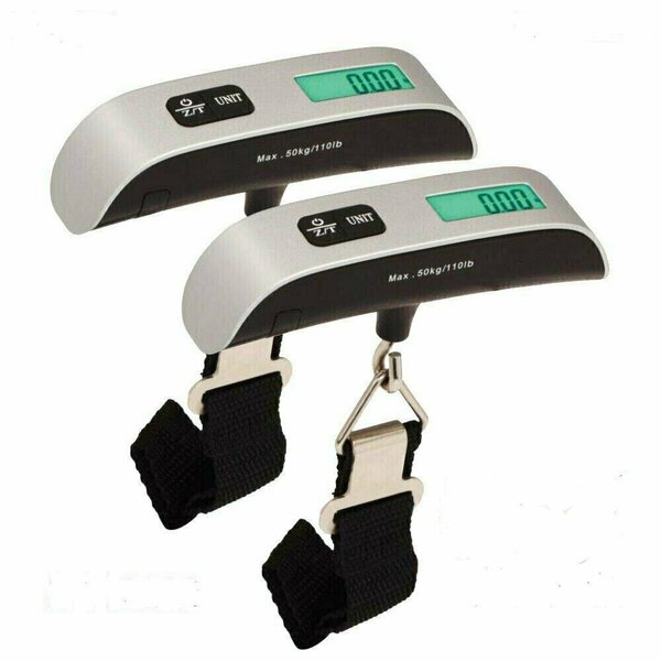 5 Core Luggage Scale Handheld Portable Electronic Digital Hanging Bag  Weight Scales Travel 110 LBS 50 KG 5 Core LSS-004 (2 Pieces) LSS-004 2pcs
