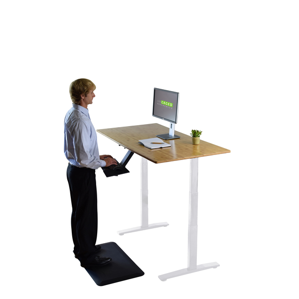 Single Computer Monitor Stand for Desk Adjustable Ergonomic Riser –  UncagedErgonomics
